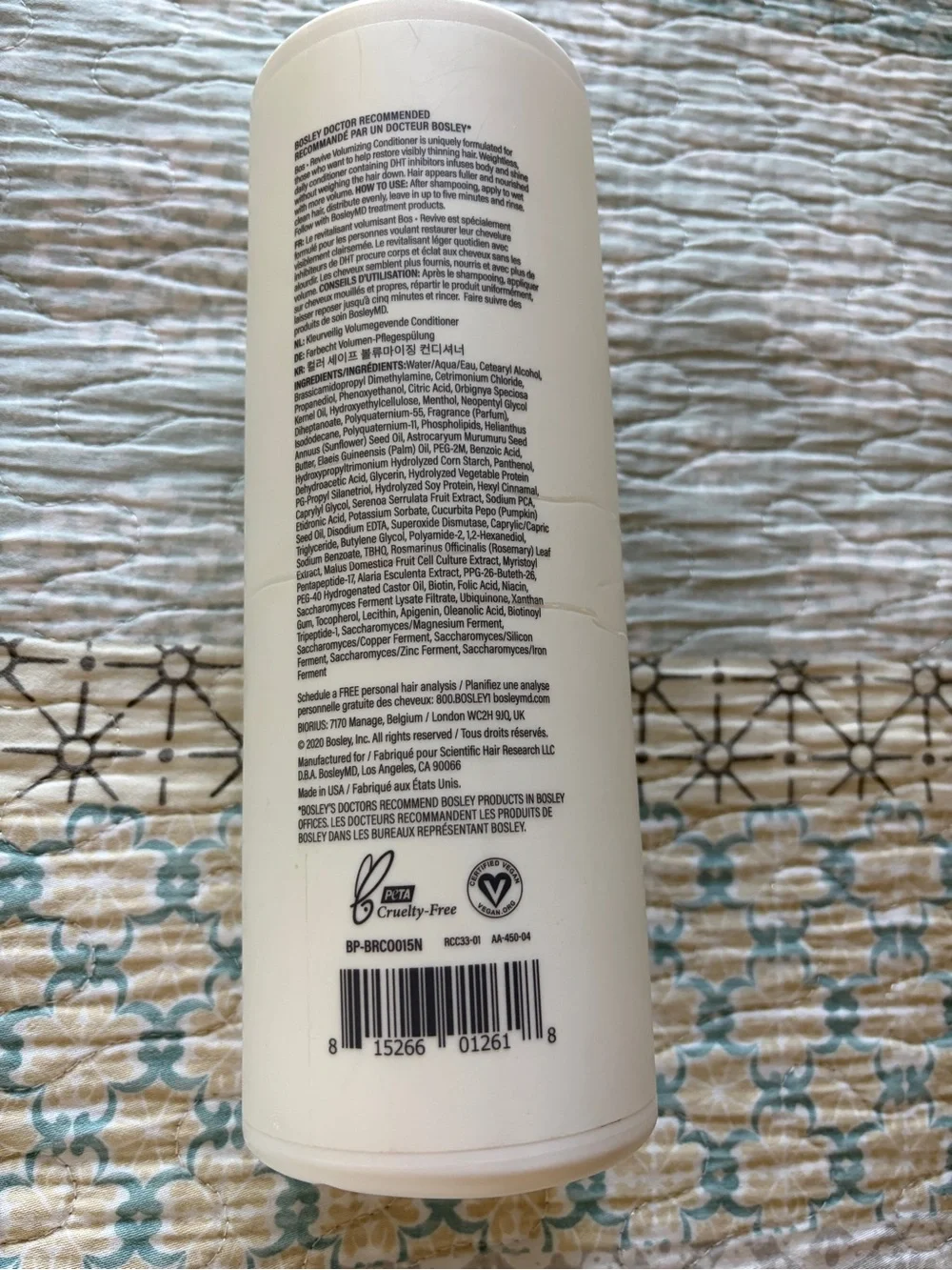BosleyMD BOS•Revive Volumizing Conditioner - 1/2 full